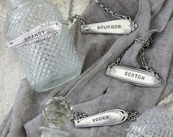 Decanter Tags, Decanter Label, Bar Cart, Barware, Liquor Tag, Hosting Gift, Gift For Him, Father’s Day