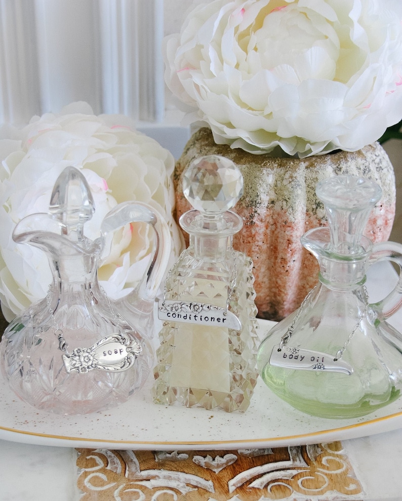Vanity Bottle Labels Toiletry Bottle Labels Bathroom Decor Etsy