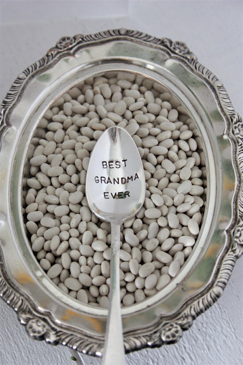 Best Grandma Ever Stamped Spoon, Grandma Gift, Grandmother Gift, Grandparent Gift, Mother's Day Gift, Sustainable, Gift Under 25, image 7