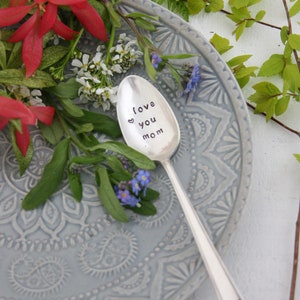 Love You Mom Stamped Spoon, Mother's Day, Gift for Mom, Mothers Day Gift, Gift Women, Mum Gift, Love You Nana, Love You Grandma image 5