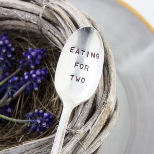 Gift Under 25, Dad Gift Baby Daddy Hand Stamped Vintage Silver Spoon Father/'s Day Gift Gift for Dad Sustainable