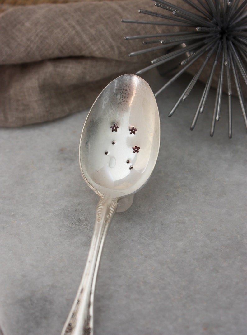 Libra Zodiac Sign Constellation Spoon, Zodiac Gift, Astrology Gift, Celestial Gift, Birthday Gift, Stocking Stuffer image 6