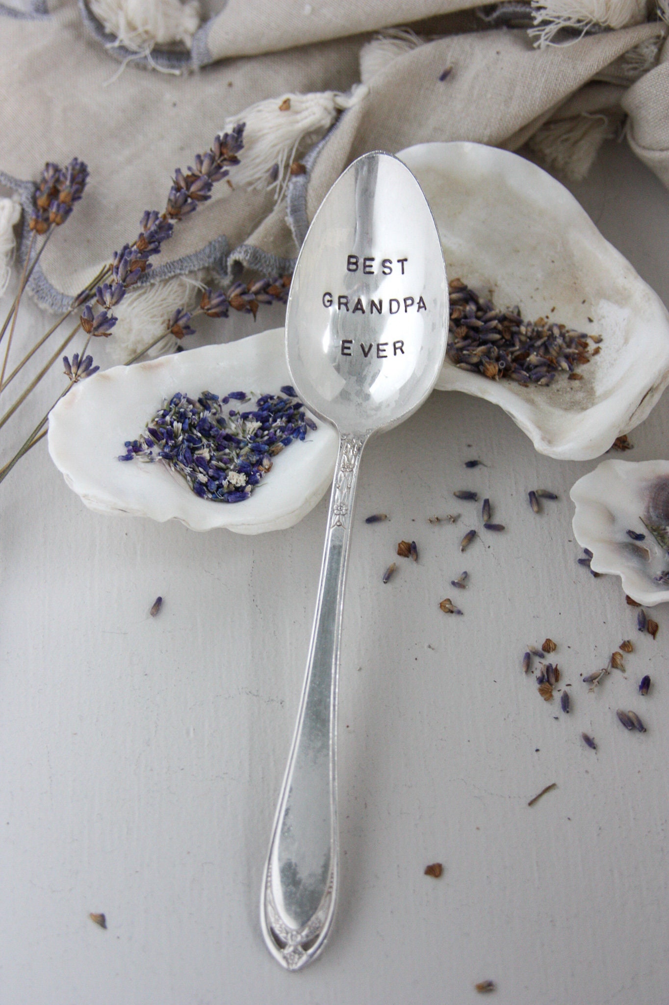 Download Best Grandpa Ever Stamped Spoon Grandpa Gift Grandfather Etsy