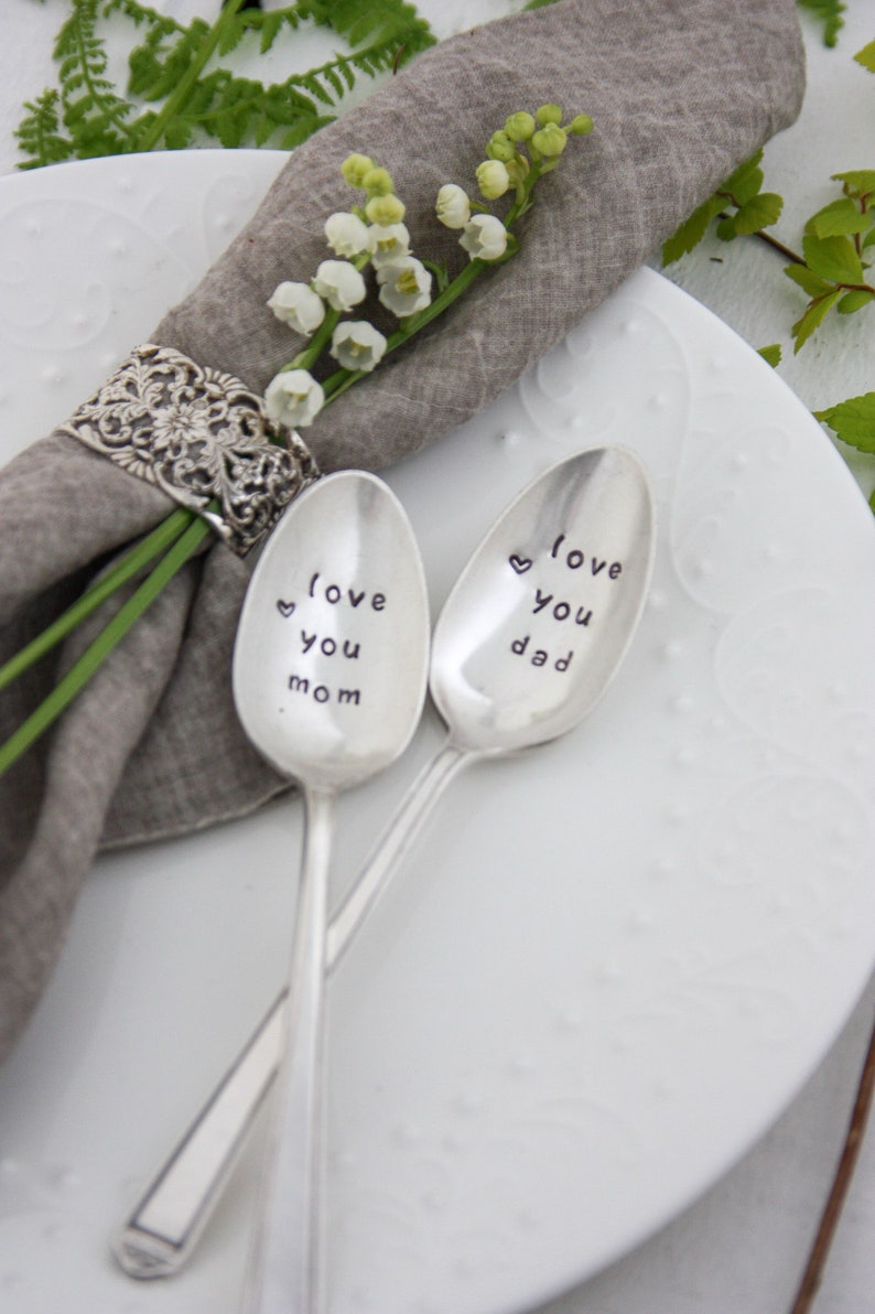 Love You Mom Stamped Spoon, Mother's Day, Gift for Mom, Mothers Day Gift, Gift Women, Mum Gift, Love You Nana, Love You Grandma image 8