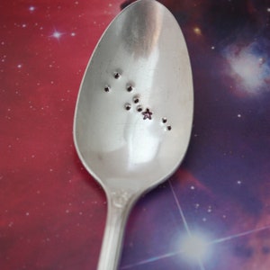 Taurus Zodiac Sign Constellation Spoon, Zodiac Gift, Astrology Gift, Celestial Gift, Birthday Gift, Stocking Stuffer image 5