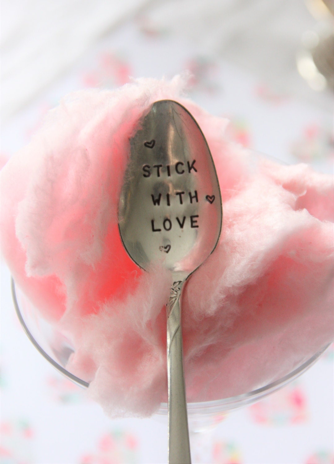 Stick With Love Stamped Spoon Coffee Spoon Romantic Gift Etsy