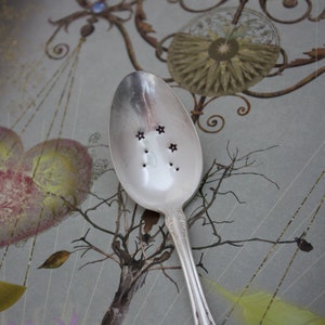 Libra Zodiac Sign Constellation Spoon, Zodiac Gift, Astrology Gift, Celestial Gift, Birthday Gift, Stocking Stuffer image 4