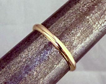 2mm 14KY Gold Fill Ring Available in Sizes 1-20