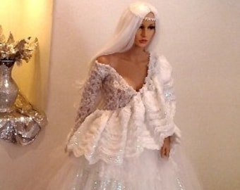 PREENA Ensemble de mini robe de bal 2 en 1 Lehenga Saree pour mariage