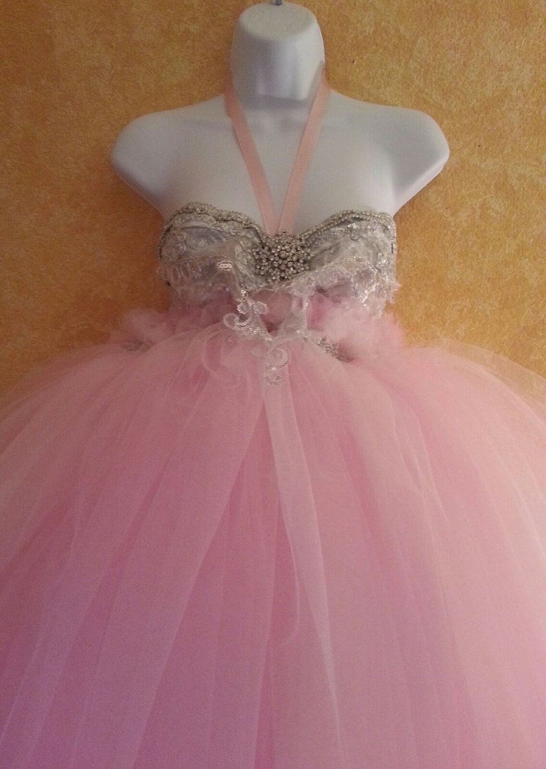 Passion Pink Goddess Bohemian Babydoll Multi Layer Tulle Tutu Empire ...