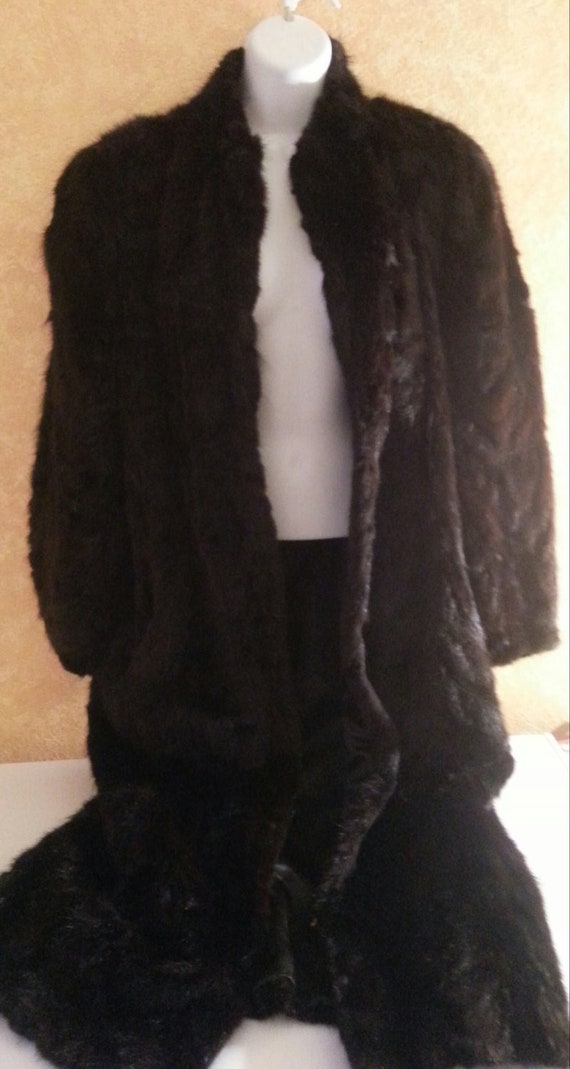 Beautiful Vintage Genuine Mink Full Length Maxi Co