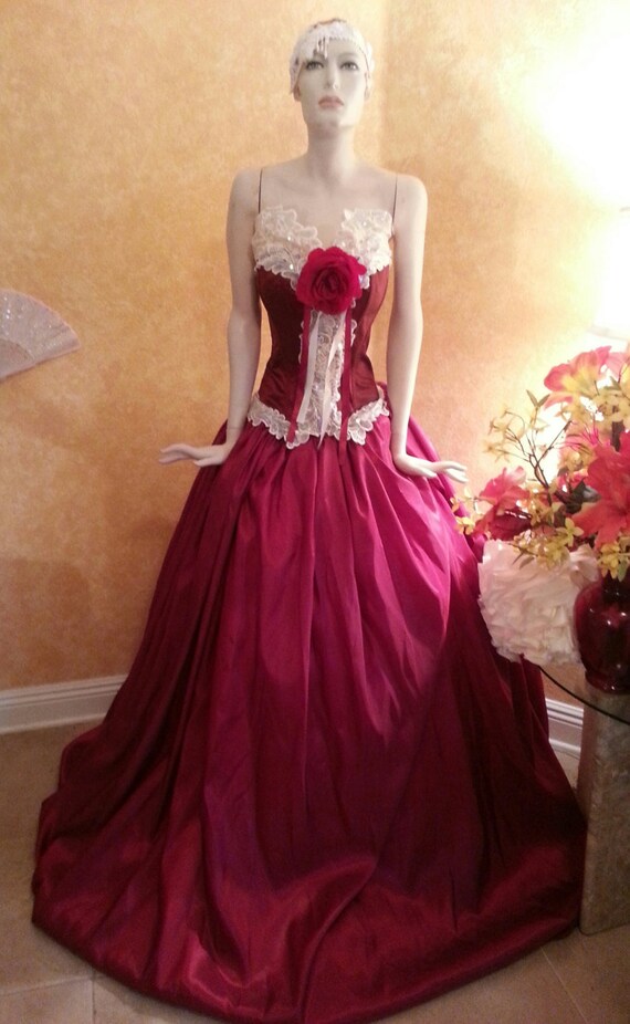 Ruby Middle Eastern Indian Goddess Vintage Victorian Inspired Etsy