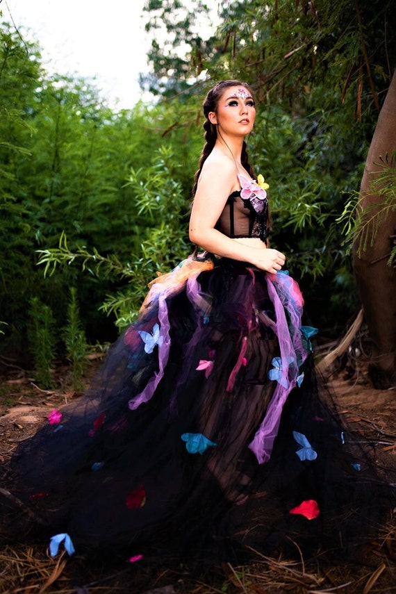 sachin and babi light blue dress Gothic Wedding Dress Collection – WonderlandByLilian main image 0