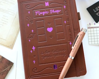 OT7 Magic Galaxy Shop Journal & Pen Set | KPOP bullet journal, notebook, planner