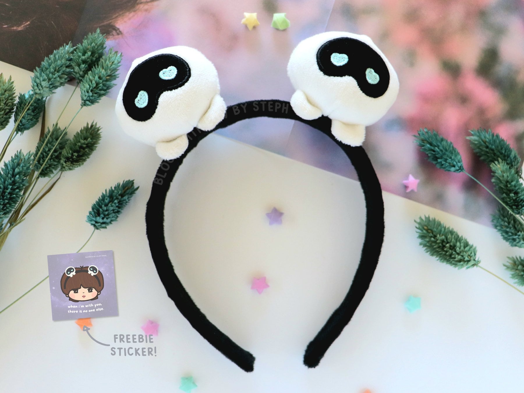 BTS JIN - WOOTTEO X RJ HEAD BAND (WHITE) – K-COSMO