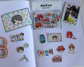 BTS J-HOPE Hoseok Hobicore Sticker Set