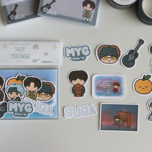 Yoonie-stickerpakket - It&#39;s All About Tannies-collectie | Leuke KPOP Idol Bias Fanart-stickers