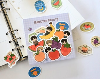 OT7 Fruits Sticker Pack