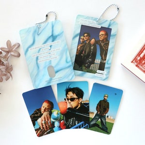 Wave to Earth Light Lyrics Acrylic KPOP Photocard Holder | w2e pc holder keychain 0.1 flaws and all photocards