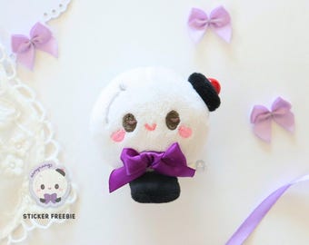 ARMY Bam Bora Plush Hair Clip | OT7 KPOP Concert Tour Accessory