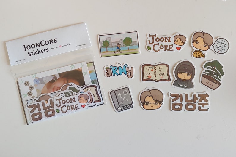 BTS RM Namjoon JoonCore Sticker Set image 0