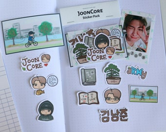 Zestaw naklejek Jooniecore | Śliczne naklejki z fanartem KPOP idolki Joonie