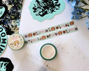 Cinta washi de jardín de flores de PJM MUSE / Lindo fanart de KPOP Idol Bias Papelería