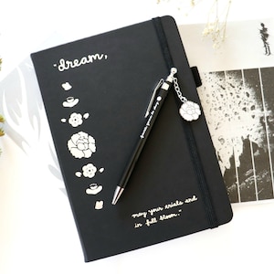 MYG Lotus Flower Journal & Pen Set | D-DAY KPOP bullet journal, notebook, planner