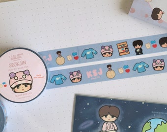 Cinta washi Jinnie - Colección "Todo sobre Tannies" / Papelería linda de fanart de KPOP