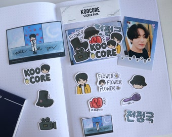 BTS JUNGKOOK KooCore Sticker Set