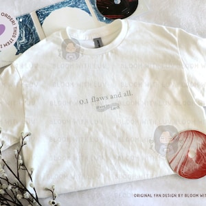Wave to Earth Band - 0.1 flaws and all Album Tracklist T-Shirt - Original Fan Design by Bloom With Luv