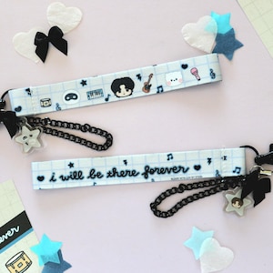 Seokjinnie&#39;s Buddies Rockstar Light Stick Wrist Strap Lanyard