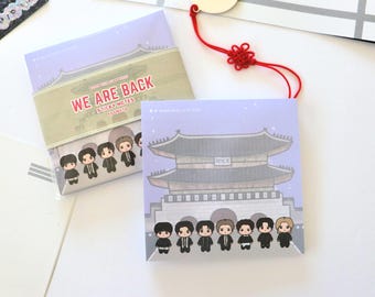 We Are Back OT7 Comeback Sticky Notes Memo Pad