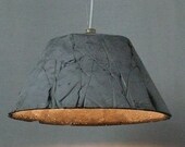 Concrete Pendant Light Catherina30, wrinkle