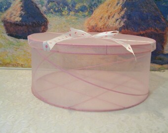 see through hat boxes