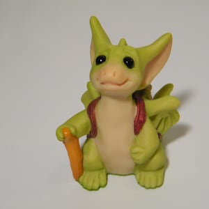 Pocket Dragon On the Road Again from Whimsical world of Pocket Dragons, Vintage 1994 Flambro Real Musgrave Collectible, NO BOX as shown