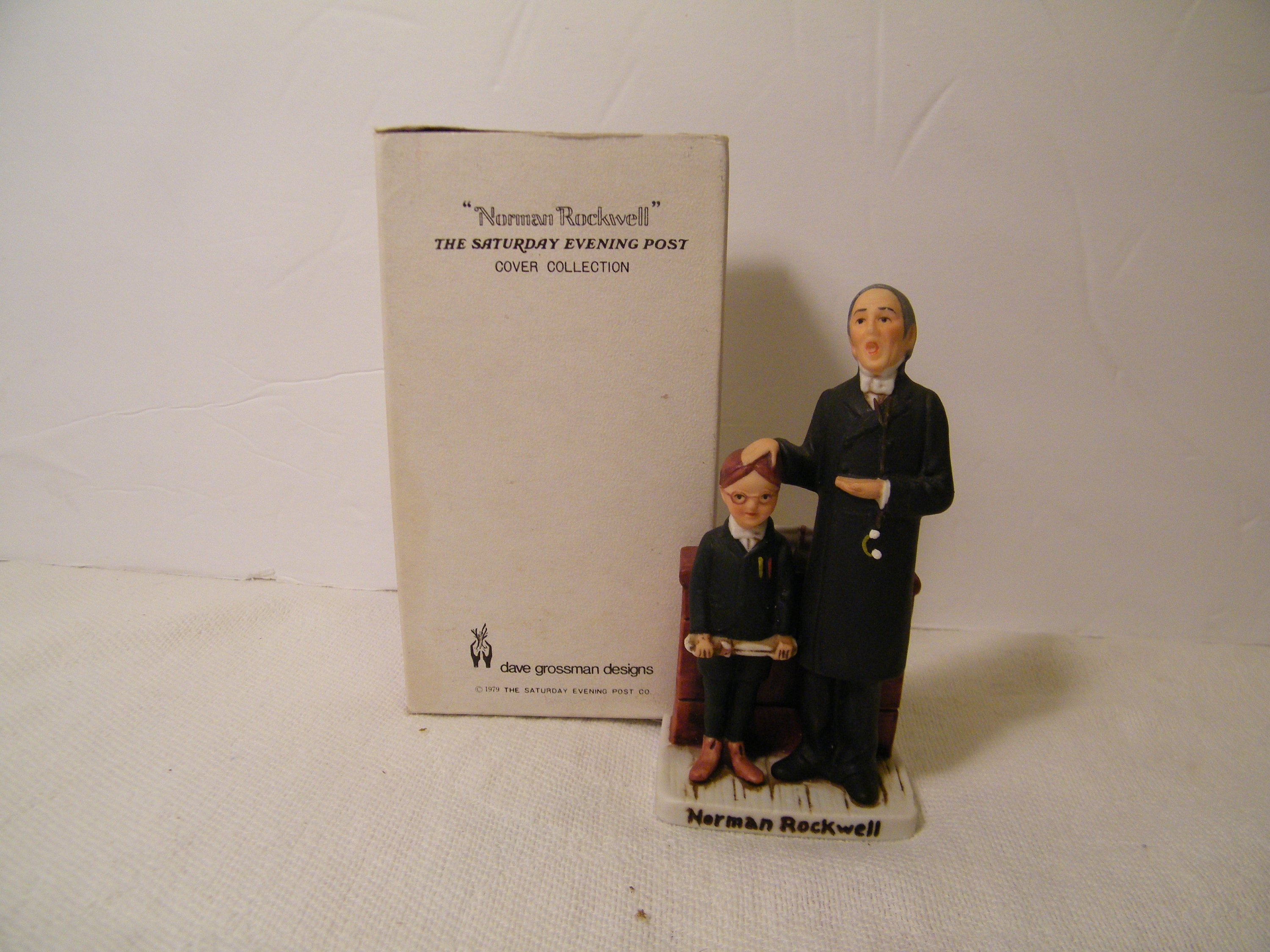 Norman Rockwell Collectible Figurine Schoolmaster New in Box - Etsy
