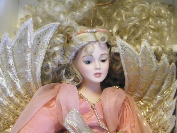 Vintage Porcelain Angel Doll by Seymour Mann Love Angel From