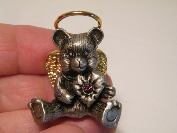 CHOICE Birthstone Angel Bear July September January, Vintage