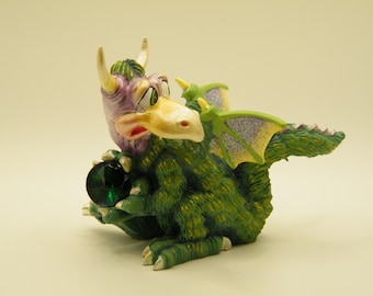 Mood Dragons Sneaky Figurine Franklin Mint Limited Edition