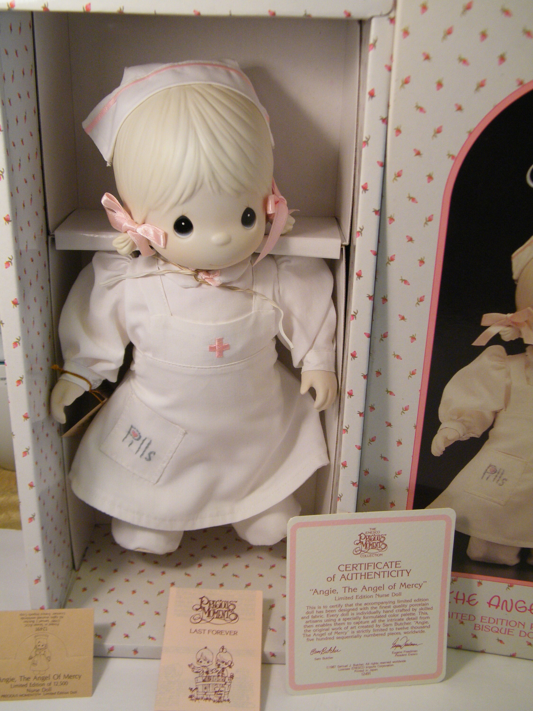 Precious moments porcelain dolls retired hotsell