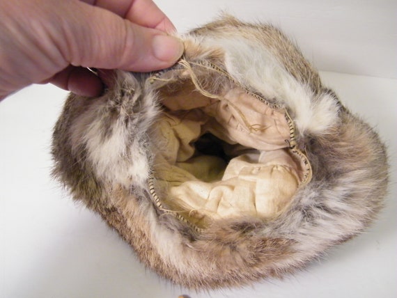 Vintage Rabbit Fur Ladies Muffler handmade soft r… - image 7