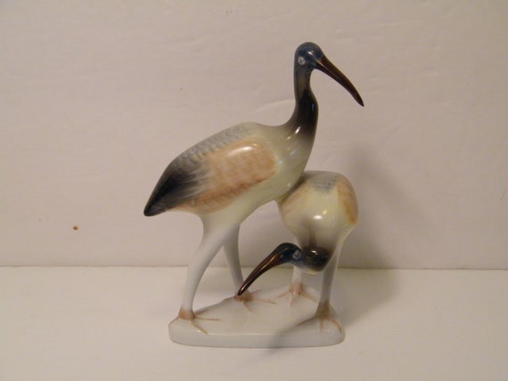 Holohaza ハンガリー 鶴の小像 1831 ヴィンテージ コレクター向け 鳥の