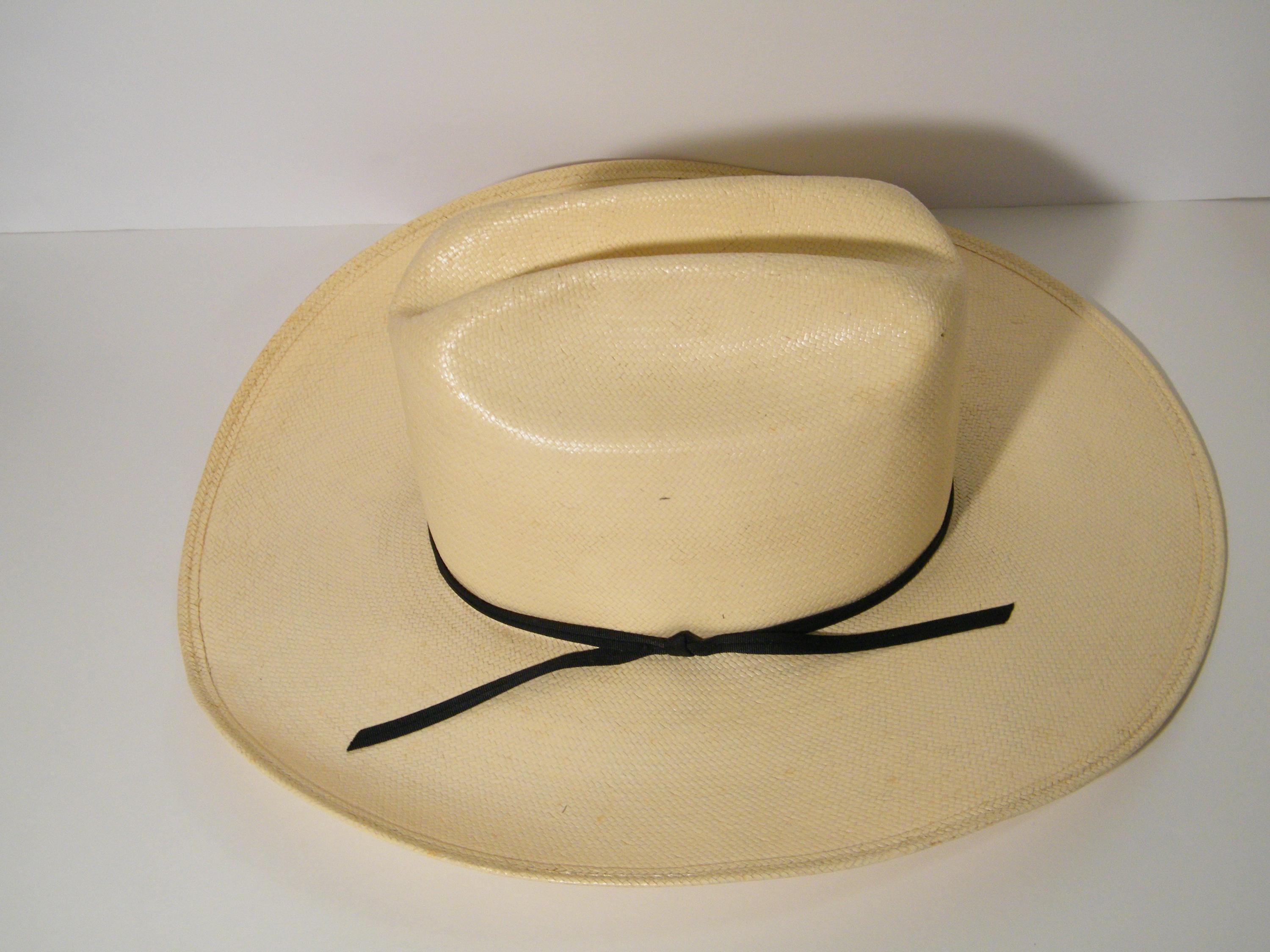 Resistol Self Conforming Hat 8X Genuine Shantung Panama Straw Size 6 7/8 Resistol Shantung Straw Hat – The Shop Outpost main image 2