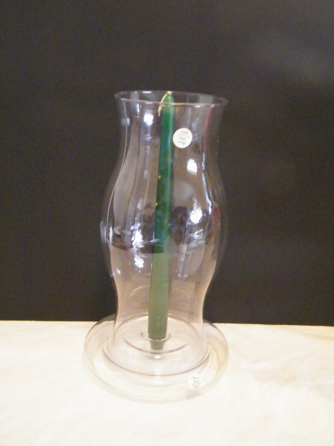 Princess House Hurricane Lamp in Crystal Heritage pattern 406 Etsy