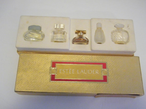 Estee Lauder Collection Miniature Perfume Bottles Vintage - Etsy