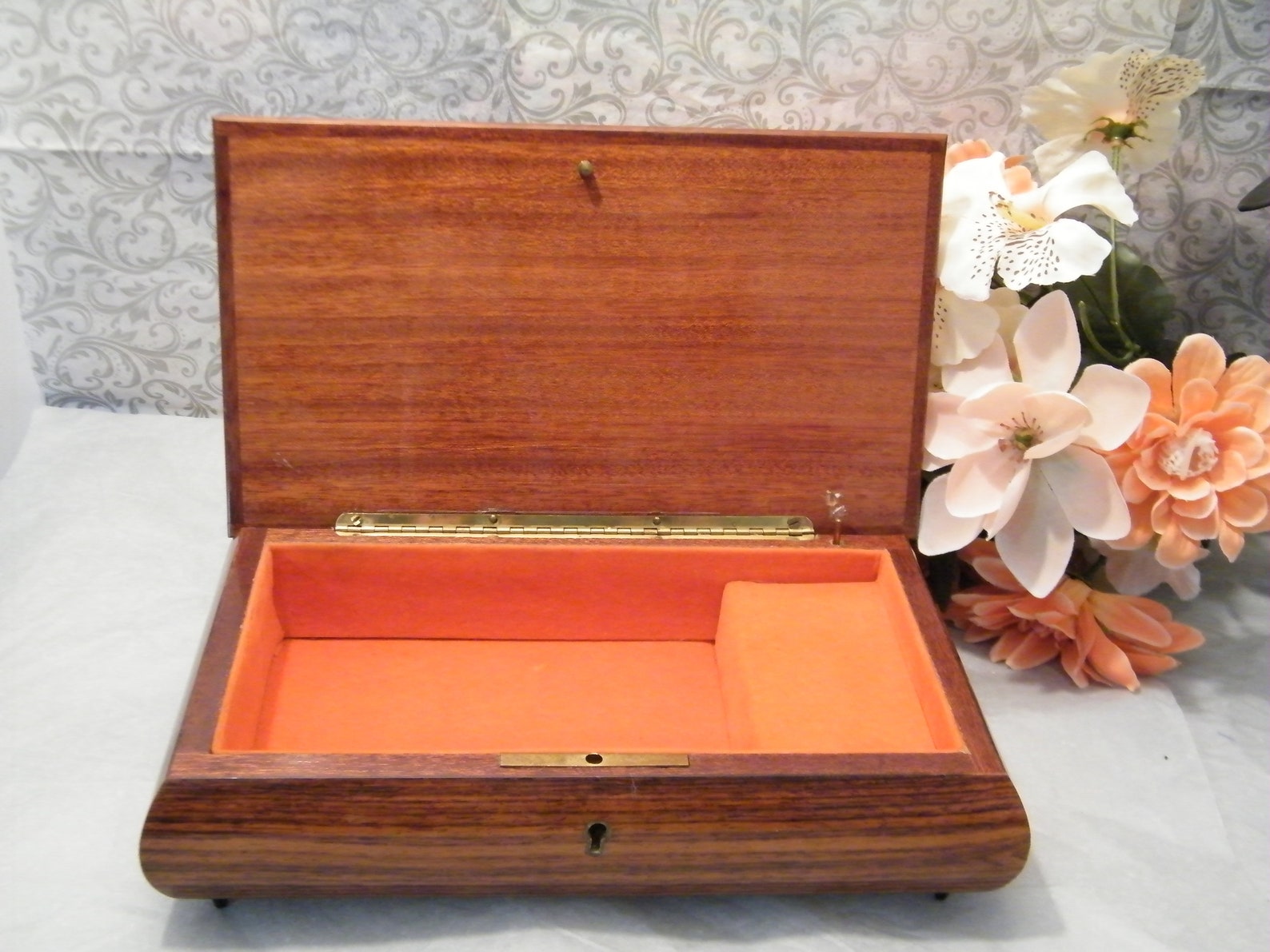 Reuge Swiss Musical Movement Wooden Jewelry Box Made in Italy Etsy