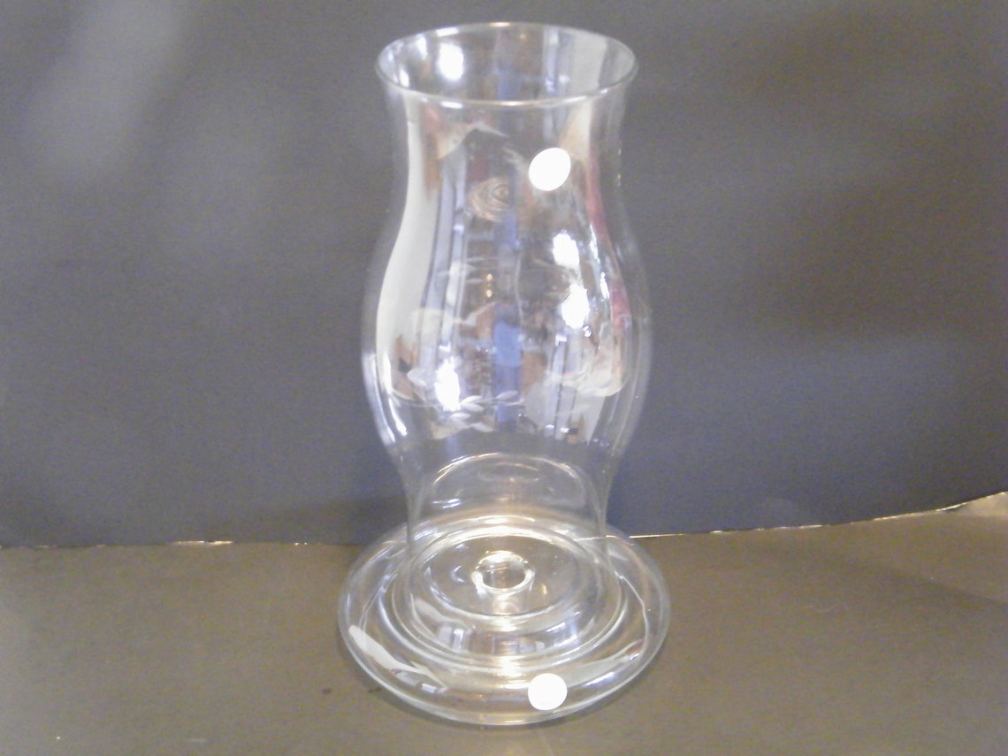 Princess House Hurricane Lamp in Crystal Heritage pattern 406 Etsy