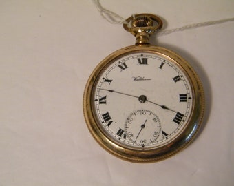 Antique 1900 Waltham Jewel Pocket Watch For Repair or Parts, MISSING Time  Adjustment lever, Roman Numerals, Mechanical Watch, keeps time