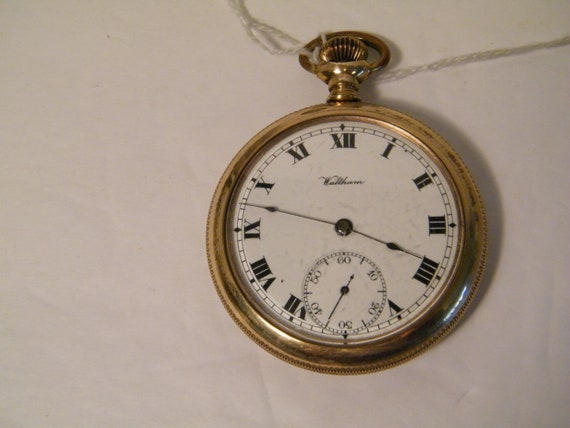 1900 Waltham 7 Jewel Pocket Watch With Roman Nume… - image 2